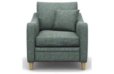 Heart of House Newbury Tweed Fabric Chair - Duck Egg